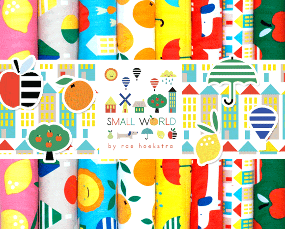 Cloud9 Fabrics Small World Corduroy Collection by Rae Hoekstra