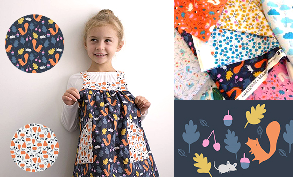 Cloud9 Fabrics Sweet Autumn Day Collection by Little Cube