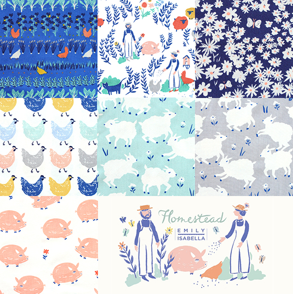 Birch Fabrics Homestead Collection by Emily Isabella