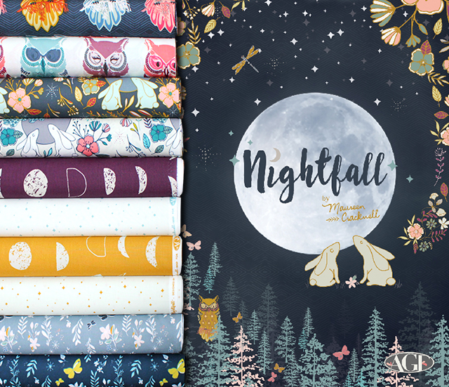 Art Gallery Fabrics Nightfall Collection by Maureen Cracknell