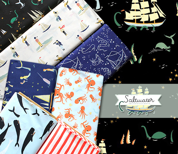 Birch Fabrics Saltwater Collection by Emily Winfield Martin