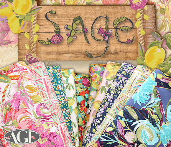 Art Gallery Fabrics Sage Collection