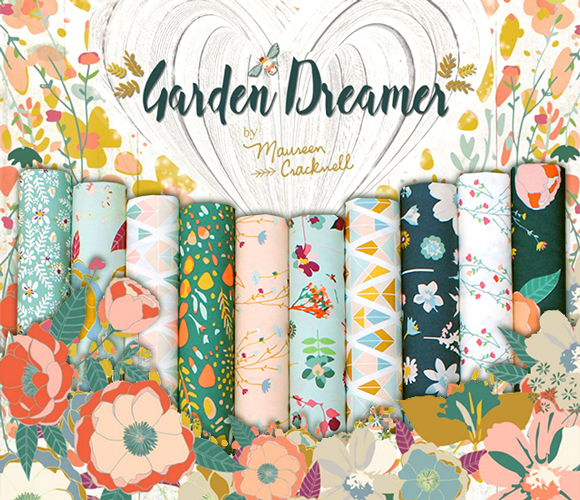 Art Gallery Fabrics Garden Dreamer Collection by Maureen Cracknell