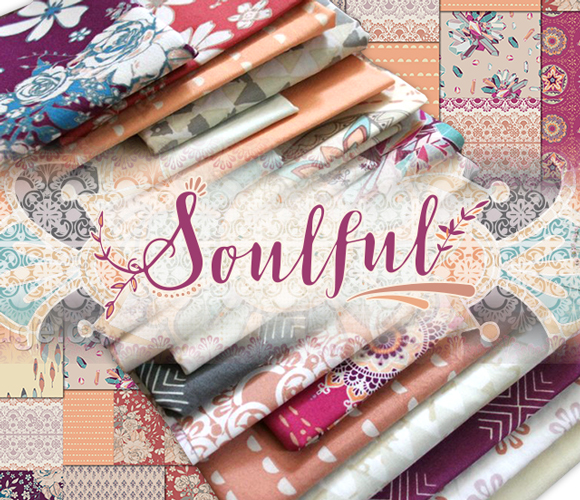 Art Gallery Fabrics Soulful Collection by Maureen Cracknell