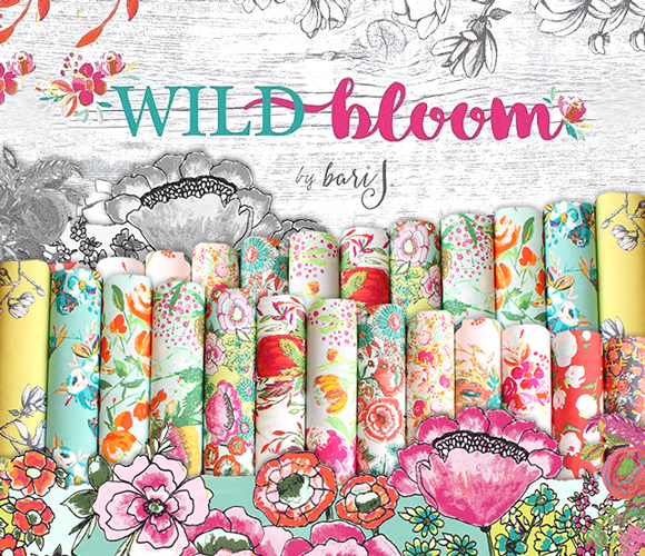 Art Gallery Fabrics Wild Bloom Collection by Bari. J