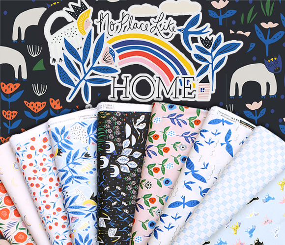 Cloud9 Fabrics No Place Like Home Collection by Leah Duncan