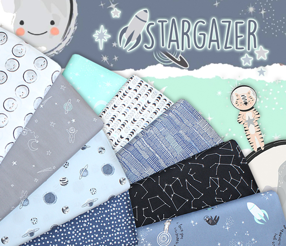 Art Gallery Fabrics Stargazer Collection by AGF Studio