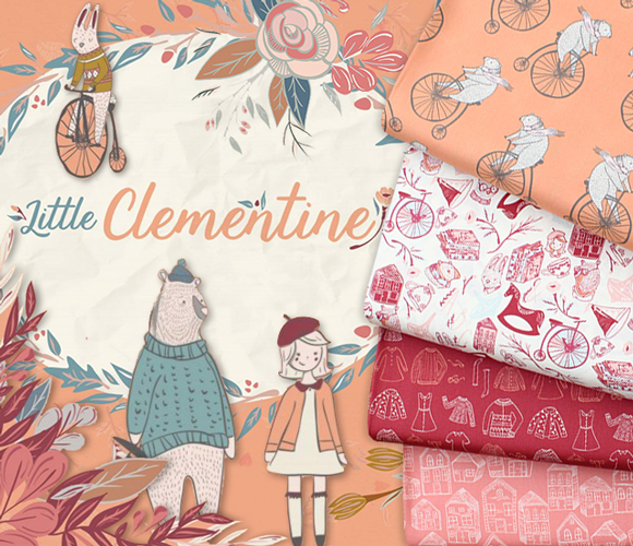 Art Gallery Fabrics Little Clementine Collection by AGF Studio
